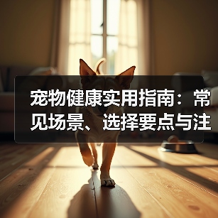 宠物健康实用指南:常见场景、选择要点与注意事项(图4) 宠物健康实用指南:常见场景、选择要点与注意事项(图4)