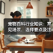 宠物百科行业知识：常见场景、选择要点及注意事项 - 辰飞雨新生家伴