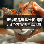 宠物用品选购维护指南：5个方法判断需求与