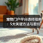 宠物门户平台选择指南:5大关键方法与避坑注意事项(图1) 宠物门户平台选择指南:5大关键方法与避坑注意事项(图1)