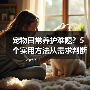 宠物日常养护难题？5个实用方法从需求判断
