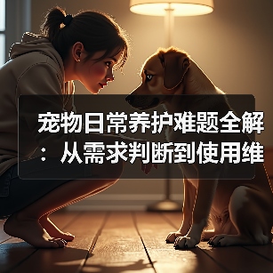 宠物日常养护难题全解:从需求判断到使用维护的实用经验(图2) 宠物日常养护难题全解:从需求判断到使用维护的实用经验(图2)