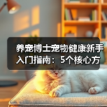 养宠博士宠物健康新手入门指南：5个核心方法避开常见误区 - 辰飞雨新生家伴