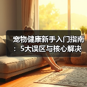 宠物健康新手入门指南:5大误区与核心解决方法(图3) 宠物健康新手入门指南:5大误区与核心解决方法(图3)