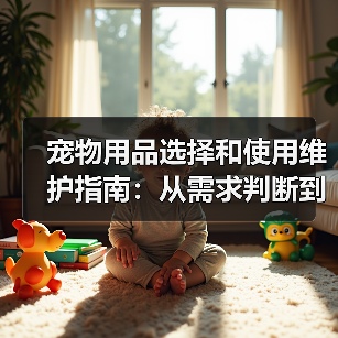 宠物用品选择和使用维护指南:从需求判断到保养全攻略(图3) 宠物用品选择和使用维护指南:从需求判断到保养全攻略(图3)