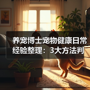 养宠博士宠物健康日常经验整理：3大方法判断需求与避坑(图3)