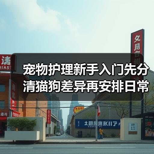 宠物护理新手入门先分清猫狗差异再安排日常